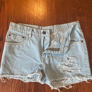 Levi ripped shorts
